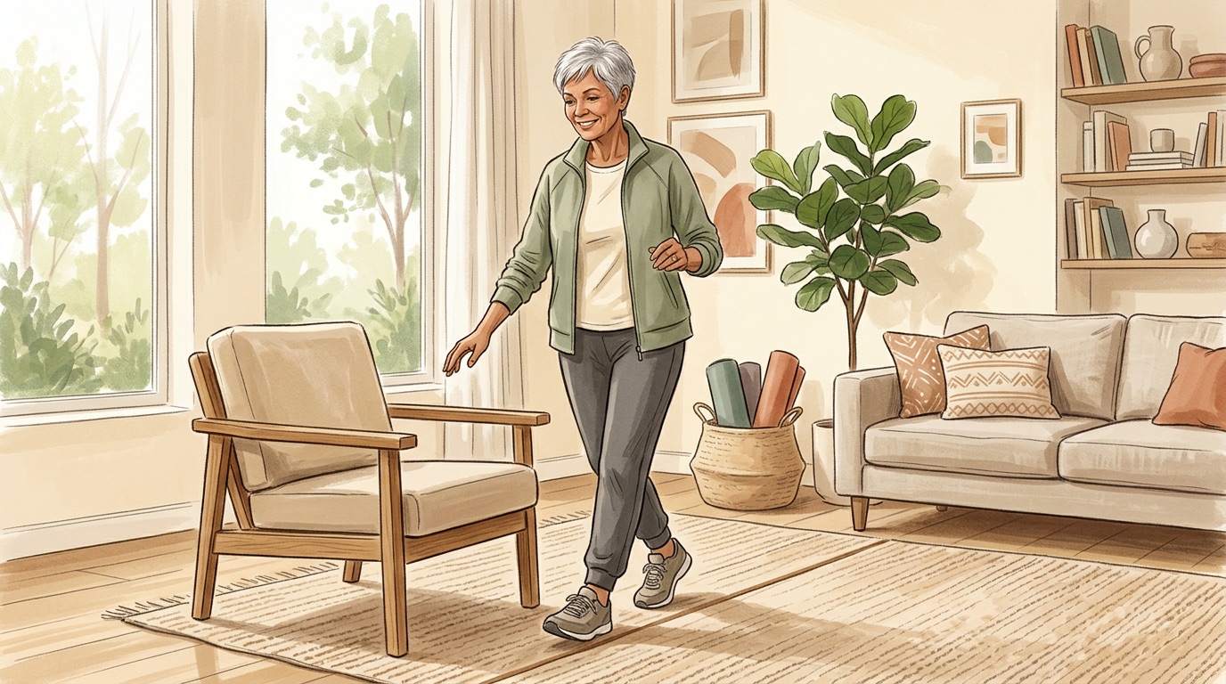 Balance exercises for hip replacement recovery