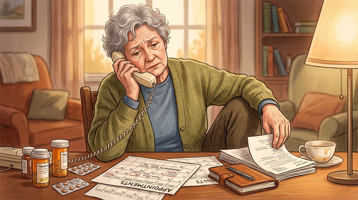 Multiple warning signs of caregiver burnout across different areas