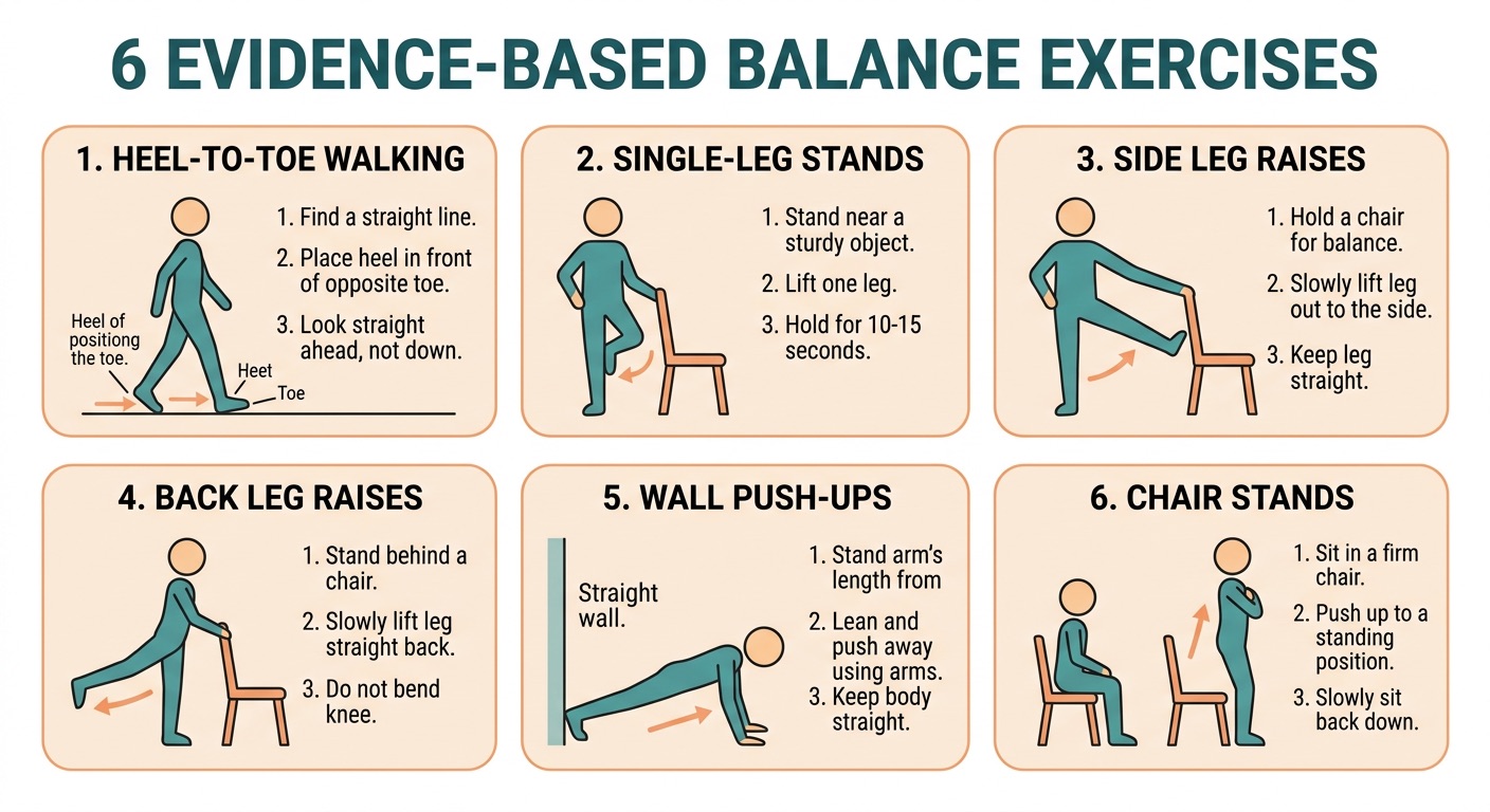 Evidence-based balance exercises for seniors