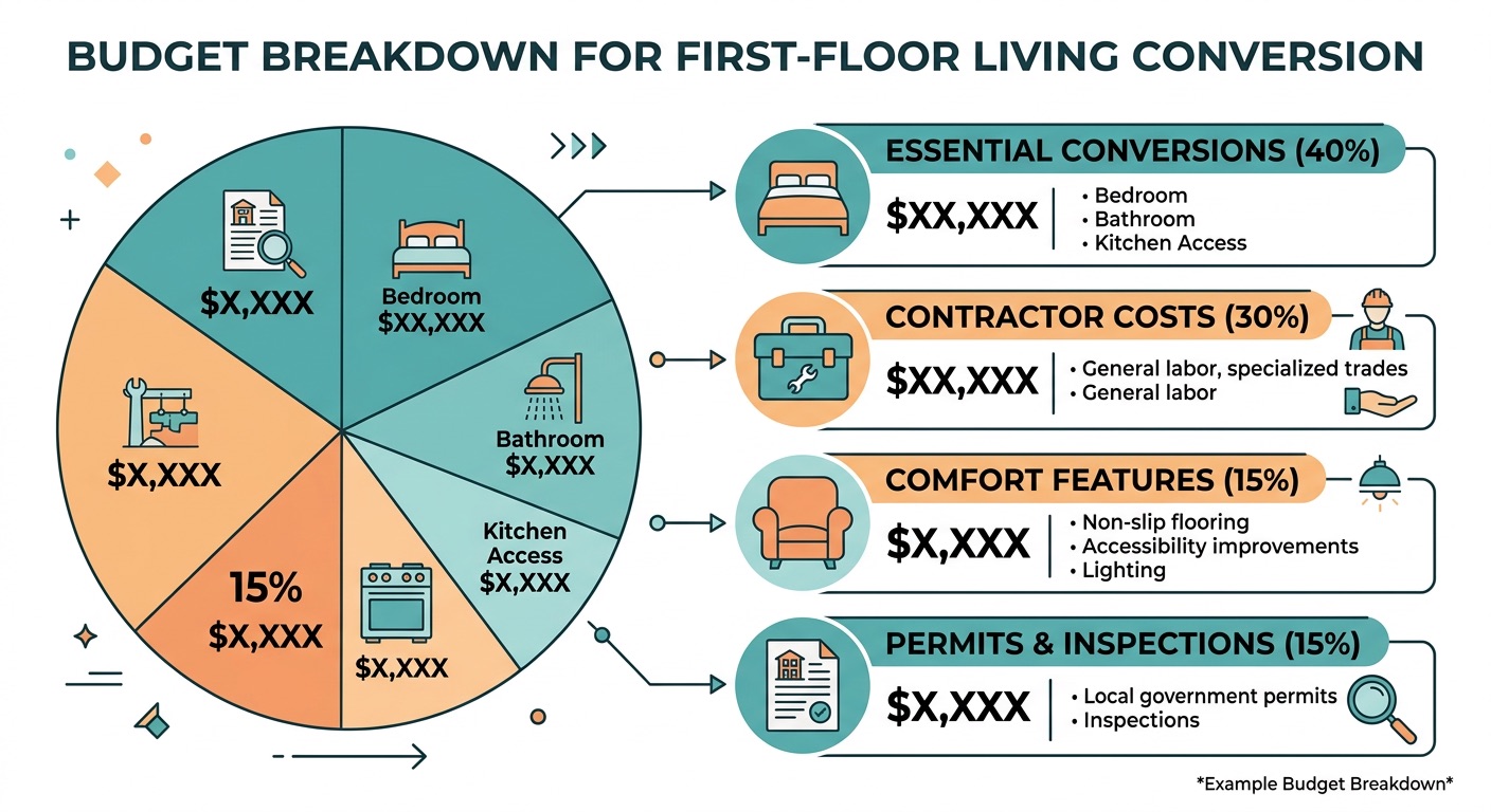 Budget planning guide for first floor living conversions